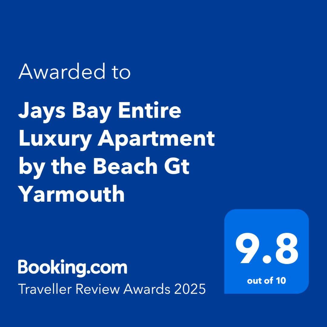 Jays Bay Entire Luxury Apartment By The Beach Gt Yarmouth Great Yarmouth Bagian luar foto